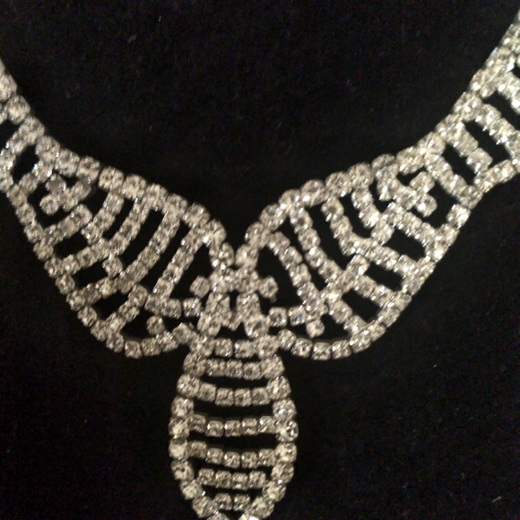 Rhinestone Necklace - Picture 2 of 3